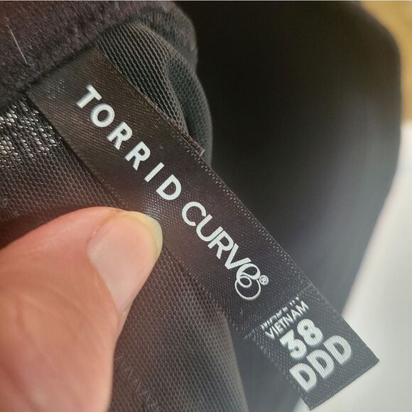 Torrid Curves Dream Wire Free Black Push Up Bra, Plus Size 38DDD NEW W/O TAG - Picture 6 of 8